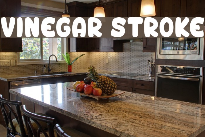 Vinegar Stroke Font examples