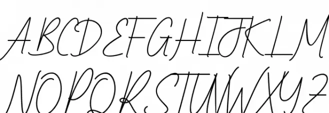 Vineland Demo フォント 大文字