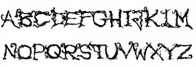 Vines_of_the_Mind Schriftart Groß