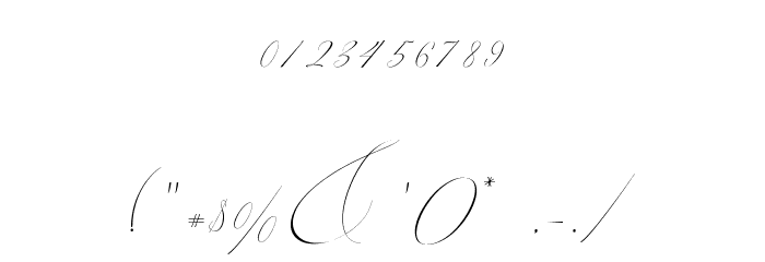 Vineshia jonhson Font OTHER CHARS
