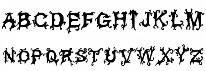 Viney TimesRegular フォント 大文字