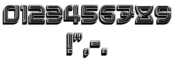 Vineyard Filled Regular Font OTHER CHARS