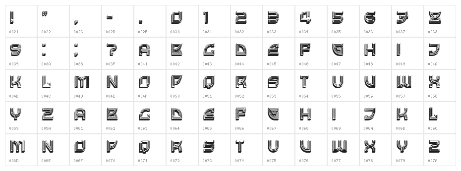 Vineyard Filled Regular Character Map