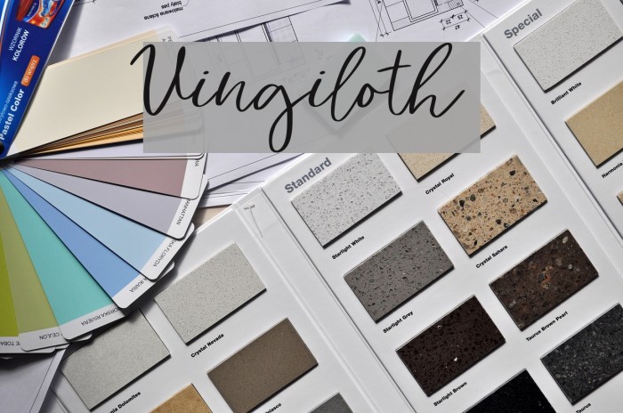 Vingiloth Font examples