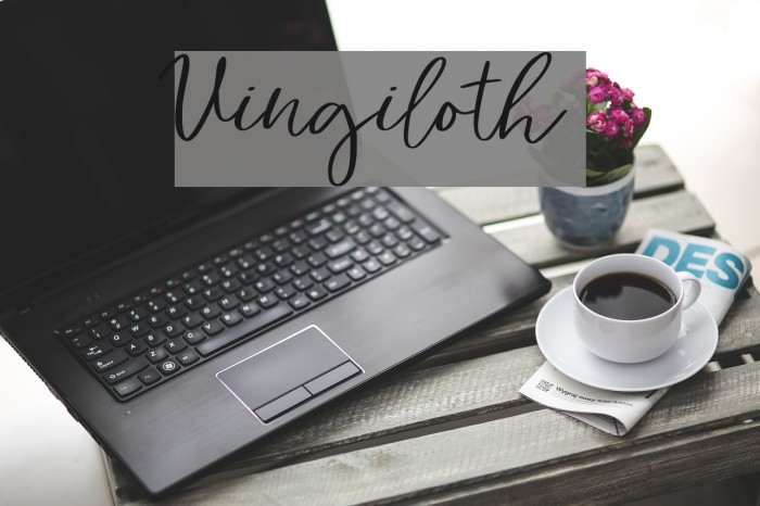 Vingiloth Font examples