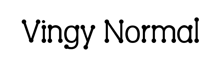 Vingy Normal  フリーフォントのダウンロード