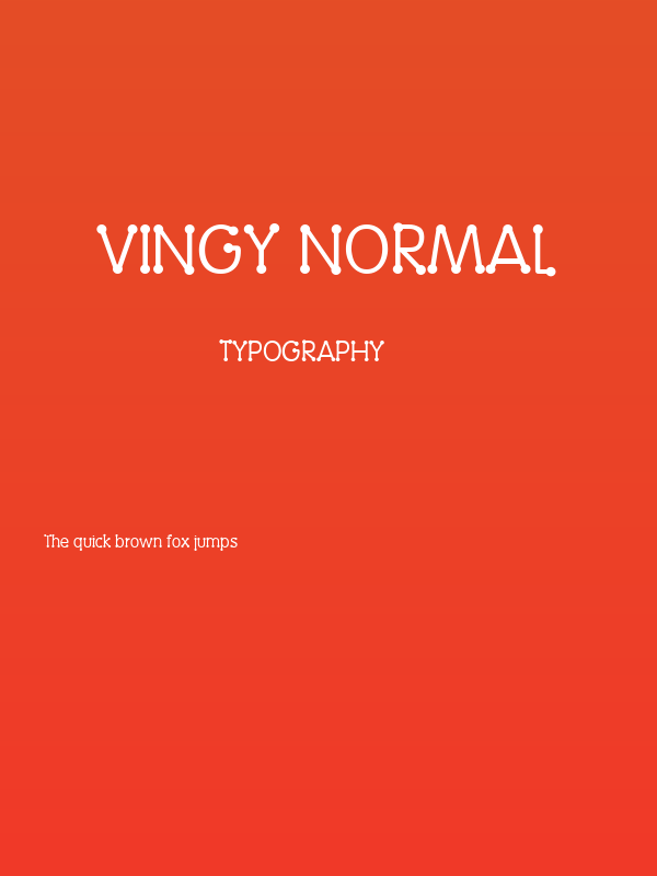 Vingy Normal Poster