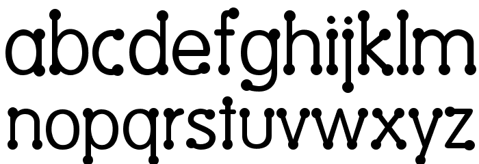 Vingy Normal Font LOWERCASE
