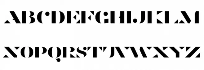 Vinho De Amora PERSONAL USE ONLY Stencil Schriftart Groß