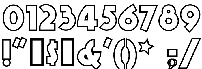 VinnieBoomBahNF Font OTHER CHARS