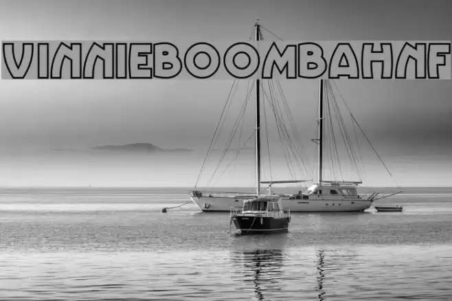 VinnieBoomBahNF フォント examples