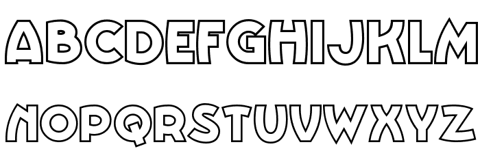 VinnieBoomBahNF Font LOWERCASE