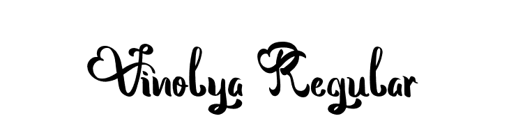 Vinolya-Regular  font caratteri gratis