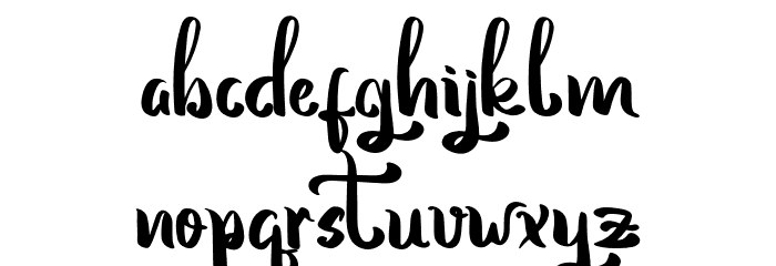 Vinolya-Regular Font LOWERCASE