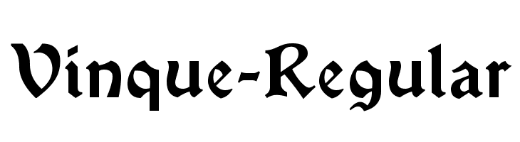 Vinque-Regular  Frei Schriftart Herunterladen