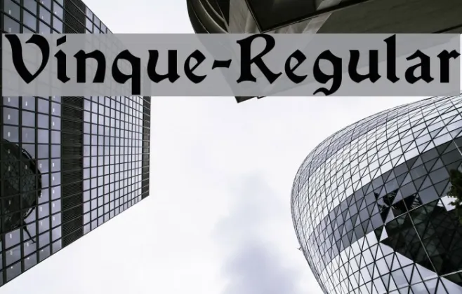 Vinque-Regular Example 1