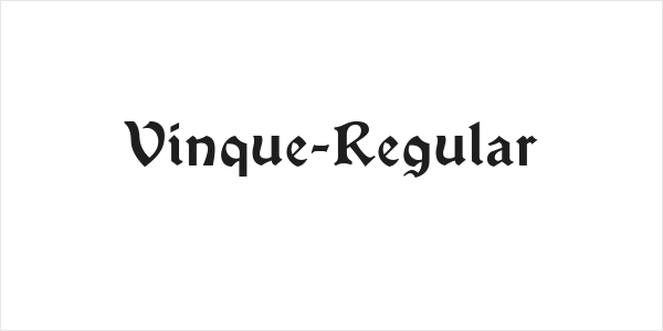 Vinque-Regular Logo