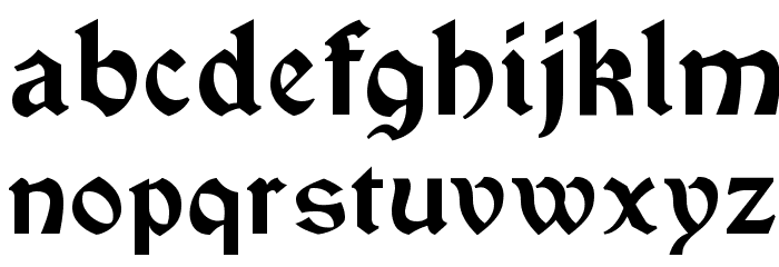 Vinque-Regular Font LOWERCASE