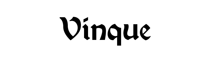 Vinque  免费字体下载