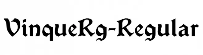 VinqueRg-Regular  Скачать бесплатные шрифты