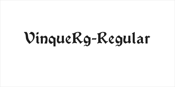 VinqueRg-Regular Logo