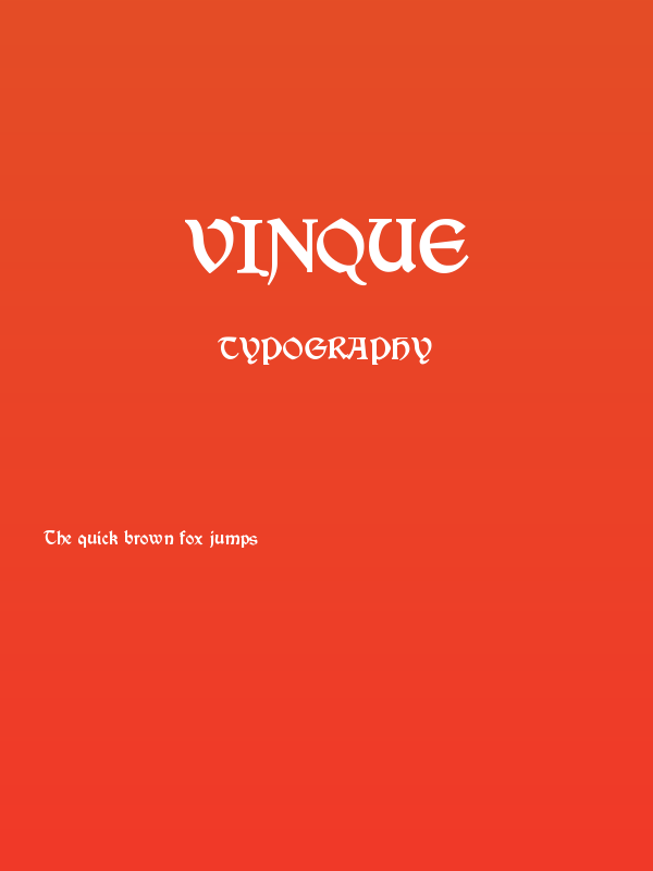 Vinque Poster