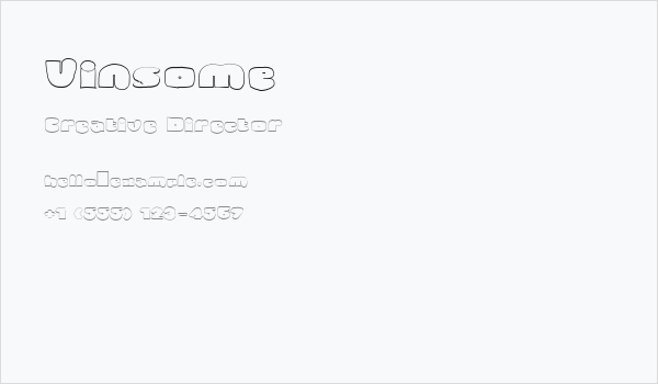 Vinsome Business Card