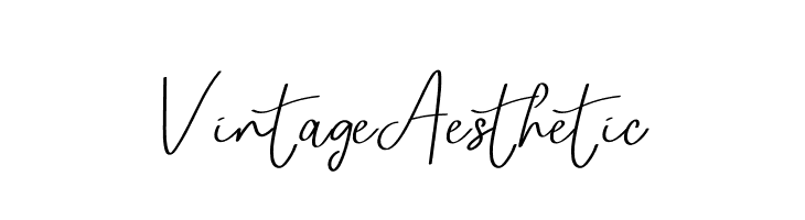 Vintage Aesthetic  नि: शुल्क फ़ॉन्ट्स डाउनलोड