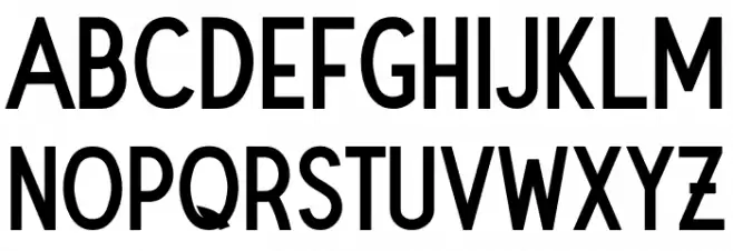 Vintage Avalanche Black Schriftart Groß