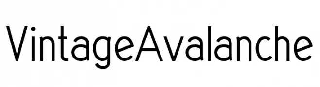 Vintage Avalanche  Frei Schriftart Herunterladen