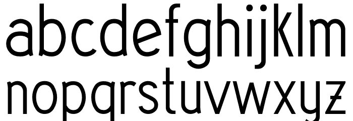 Vintage Avalanche Font LOWERCASE
