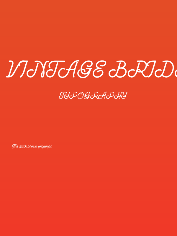 Vintage Bridge Personal Use Poster