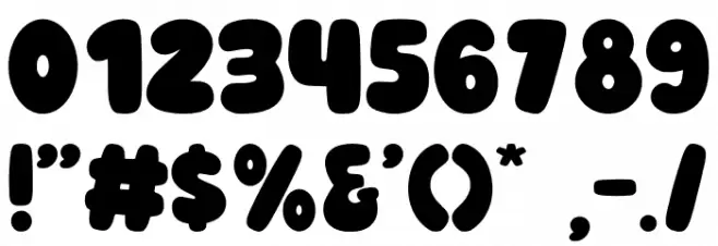 Vintage Charm フォント その他の文字