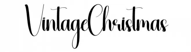 Vintage Christmas Frei Schriftart Herunterladen