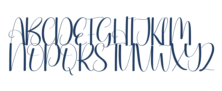 Vintage Christmas Uppercase