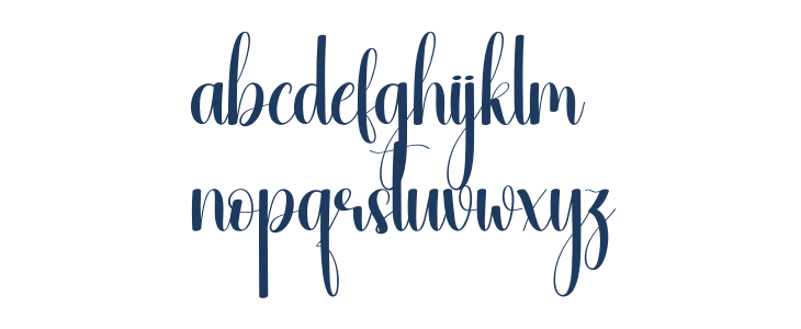 Vintage Christmas Lowercase