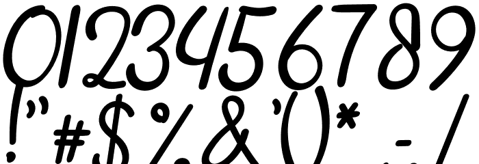 Vintage Clothes Font OTHER CHARS