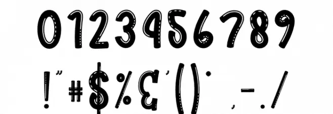 Vintage Comic Font OTHER CHARS