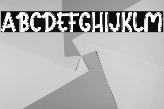 Vintage Comic Font examples