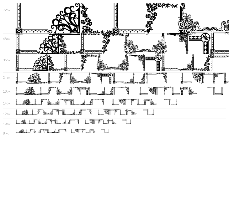 Vintage Decorative Corners 10 Waterfall