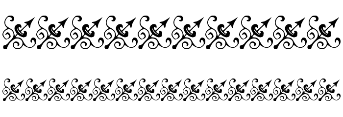 Vintage Decorative Corners 11 Polices AUTRES CHARS