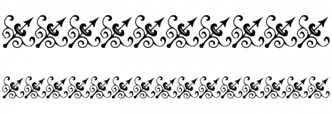 Vintage Decorative Corners 11 Шрифта ДРУГИЕ символов