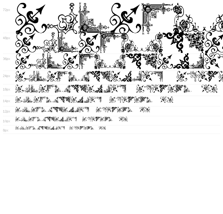 Vintage Decorative Corners 11 Waterfall