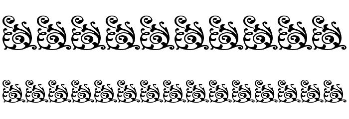 Vintage Decorative Corners 12 Font OTHER CHARS