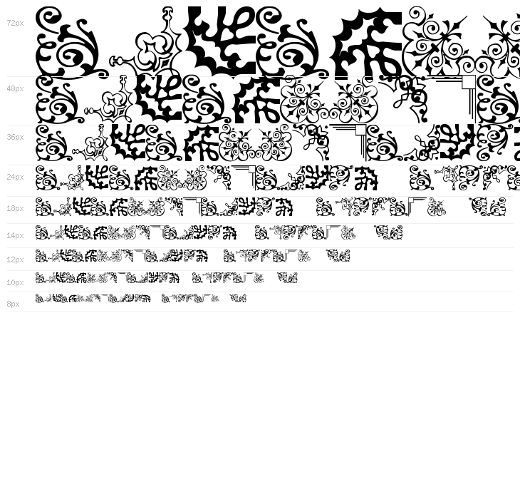 Vintage Decorative Corners 12 Waterfall