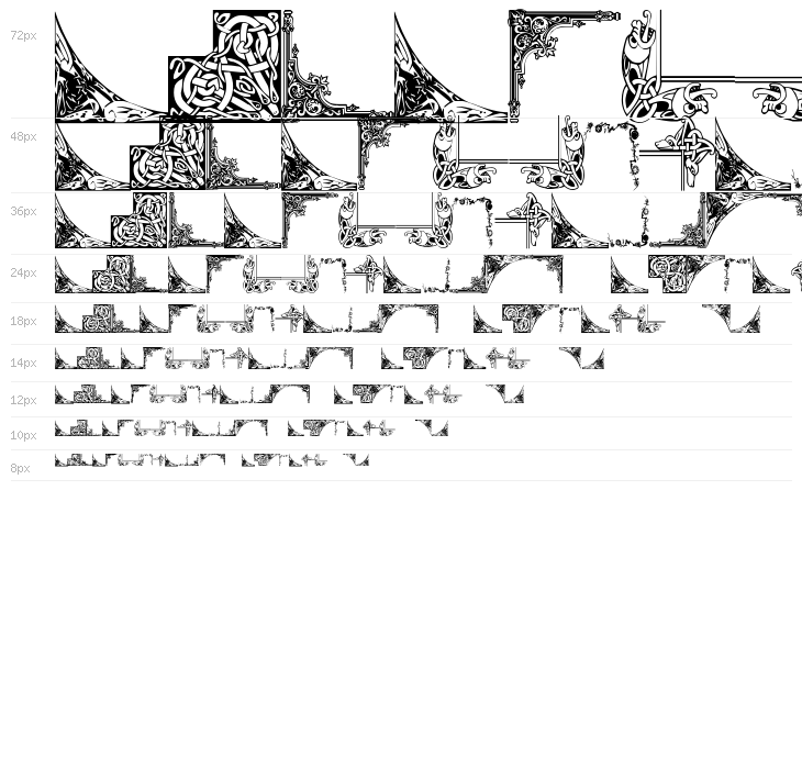 Vintage Decorative Corners 15 Waterfall