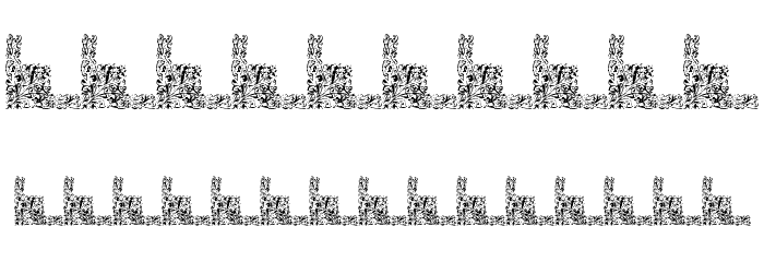 Vintage Decorative Corners 16 Font OTHER CHARS