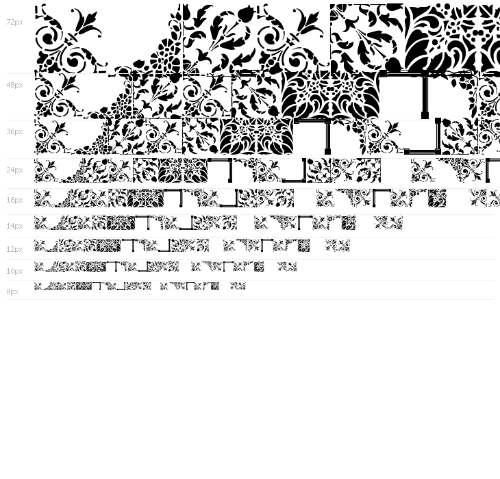 Vintage Decorative Corners 17 Waterfall