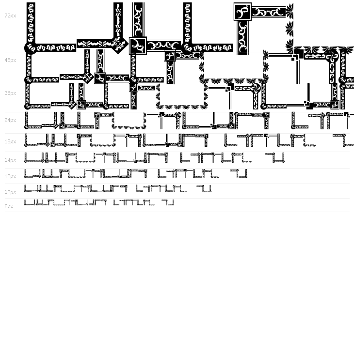 Vintage Decorative Corners 19 Waterfall