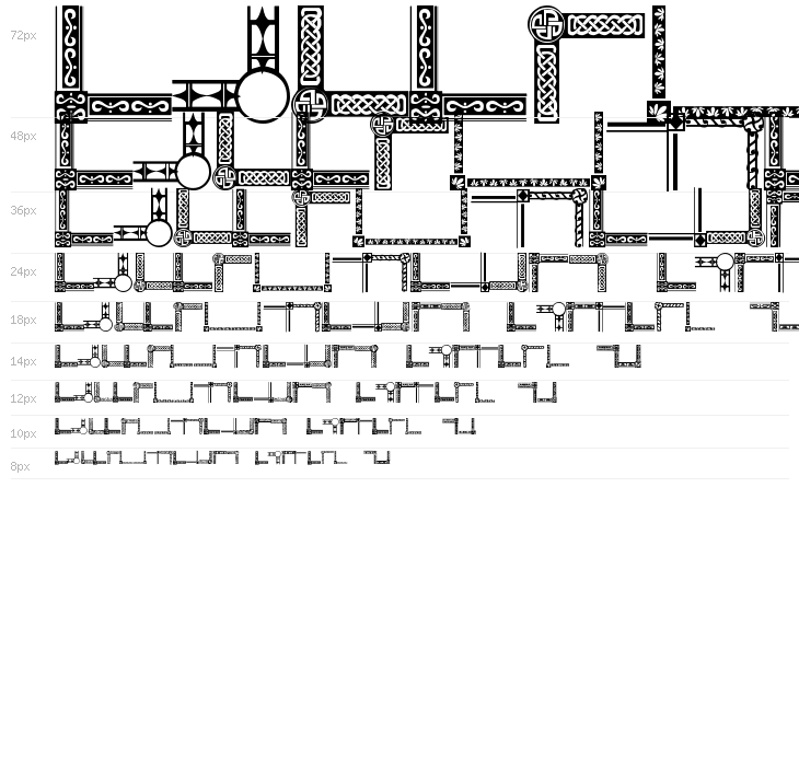 Vintage Decorative Corners 20 Waterfall